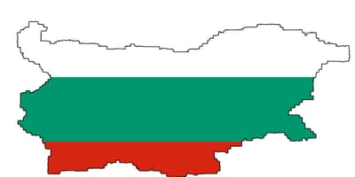بلغارستان نقشه پرچم