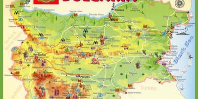 بلغارستان گشت و گذار در نقشه