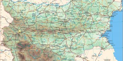 بلغارستان roads map